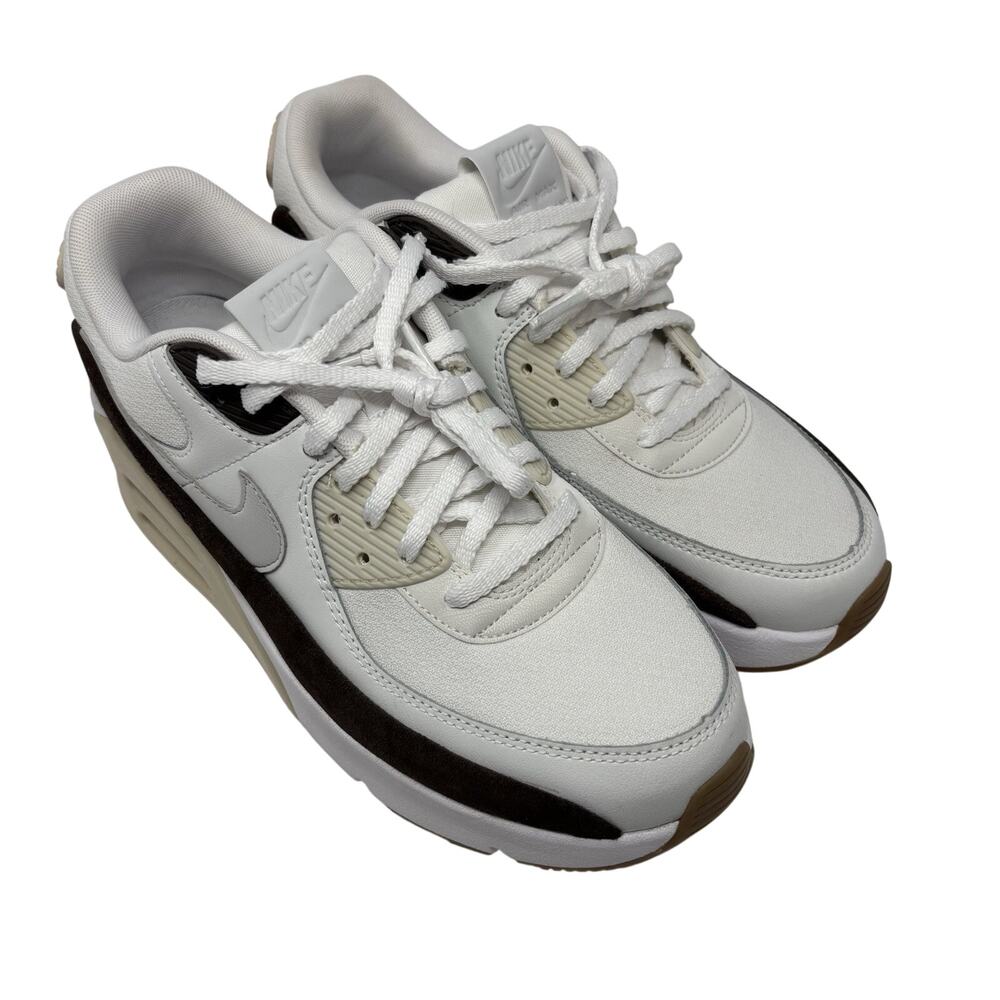 Nike Air 90 LV8 Women’s Size 9.5 White Baroque Brown Light Orewood/Photon Dust